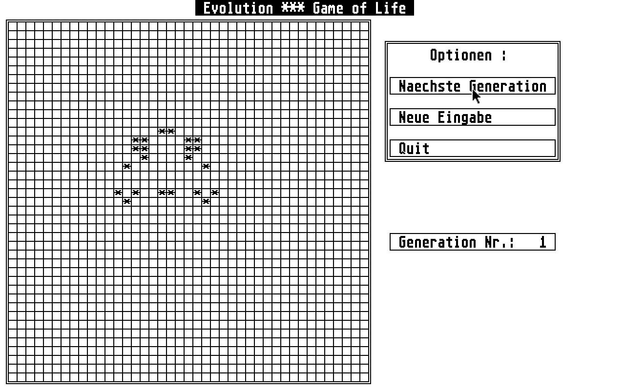 Evolution - Game of Life atari screenshot